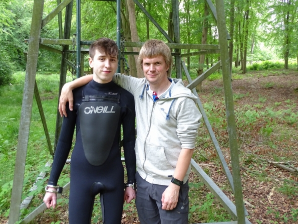 Matt G wearing the O'Neill 5/4 Mutant wetsuit