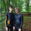 Matt G and myself both in wetsuits