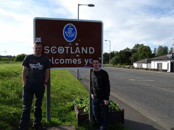 England-Scotland Border at Gretna