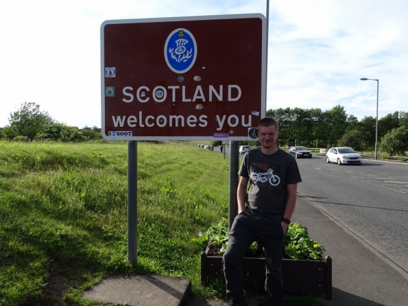 England-Scotland Border at Gretna