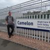 Myself at Camelon railway station