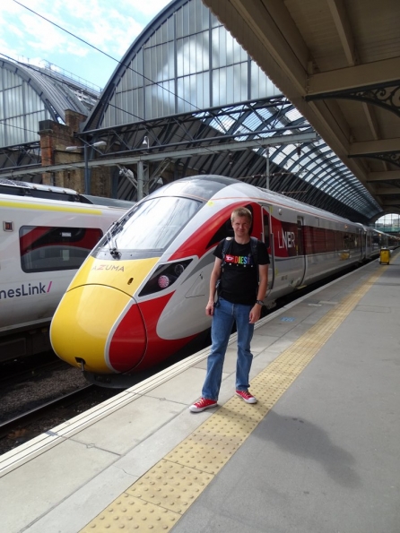 LNER Azuma at London King's Cross railway station