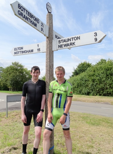 Always better cycling with someone!