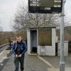 Myself at Invershin railway station 