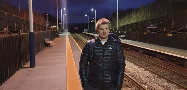 Myself at Goldthorpe railway station