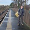 Myself at Lake railway station