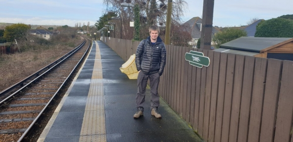 Myself at Lake railway station