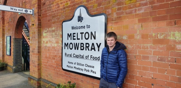 Myself at Melton Mowbray railway station