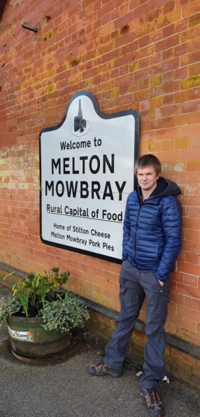 Myself at Melton Mowbray railway station