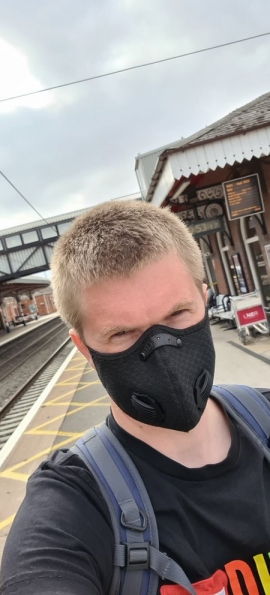 Myself at Grantham railway station