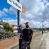 Myself at Grantham railway station