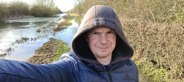 Christmas day walk along Grantham Canal