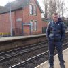 Myself at Conisbrough railway station