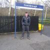 Myself at Conisbrough railway station