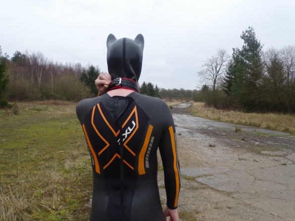 2XU P:1 Propel wetsuit + pup hood