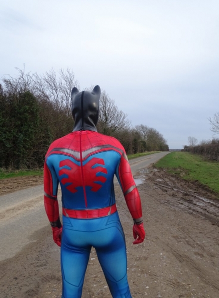 Spider-Man Homecoming Morphsuit + pup hood
