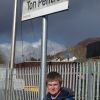 Myself at Ton Pentre railway station