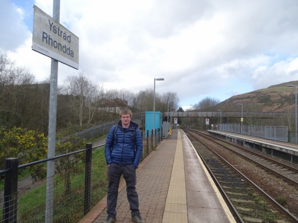 Myself Ystrad Rhondda railway station