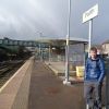 Myself at Porth railway station