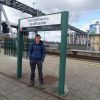 Myself at Cardiff Central railway station