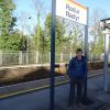 Myself at Radyr railway station