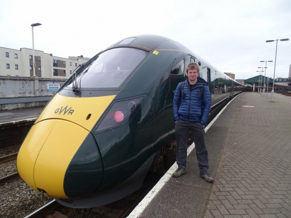 Myself at Swansea railway station