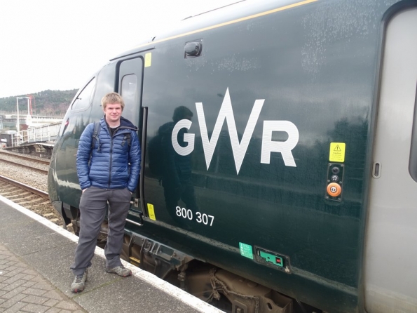 Myself at Swansea railway station