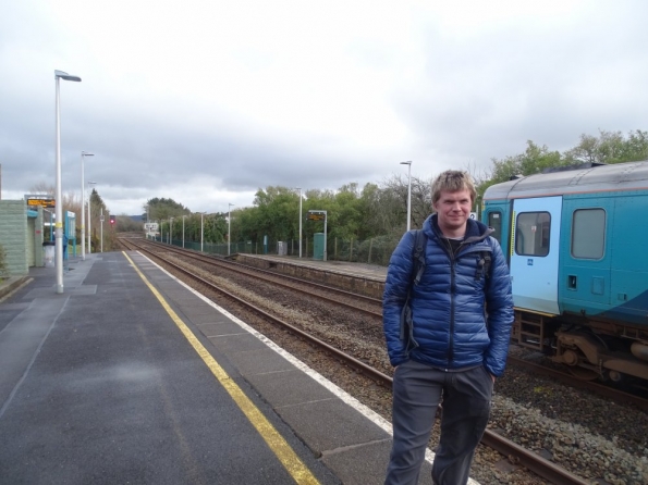 Myself at Kidwelly railway station