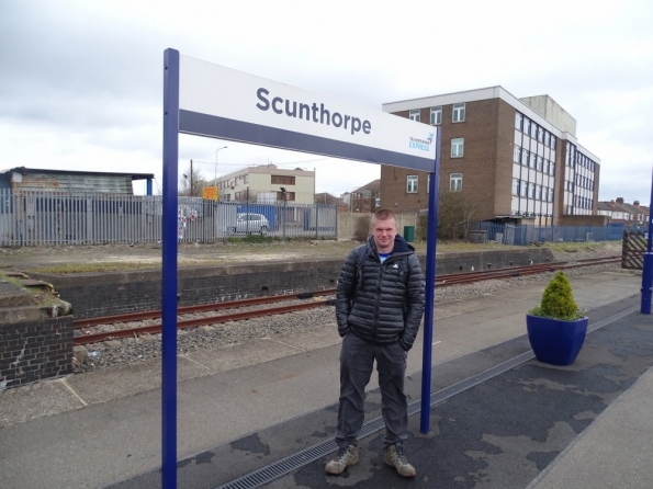 Myself at Scunthorpe railway station