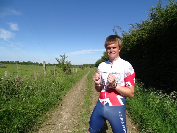 Hunter inline skinsuit Team Britain 2018 + Clejuso handcuffs