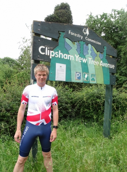 Myself at Clipsham Yew Tree Avenue