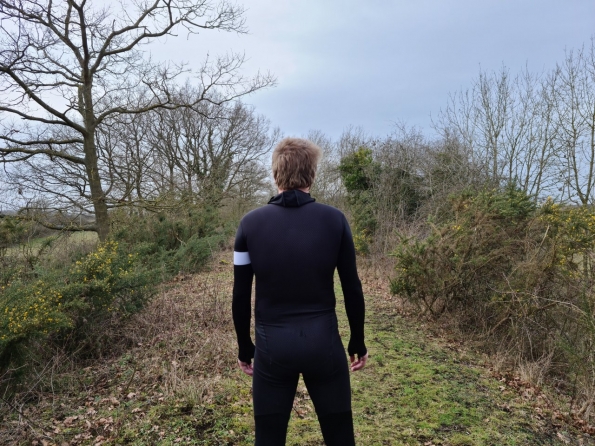 Hunter Speedsuit RTR lycra met cap Retro PINK