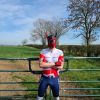 Hunter inline skinsuit Team Britain 2018 and Neoprene Pup Hood