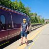 Myself at Corby railway station