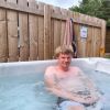 First time in a hot tub