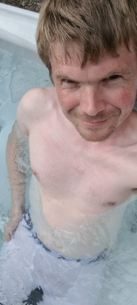 First time in a hot tub