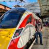 Myself at York railway station