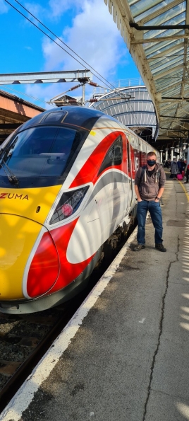 Myself at York railway station
