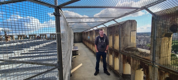 Myself at the top of York Minster Tower