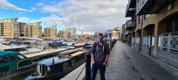 Myself at Limehouse Basin