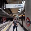 Myself at Nine Elms Underground station