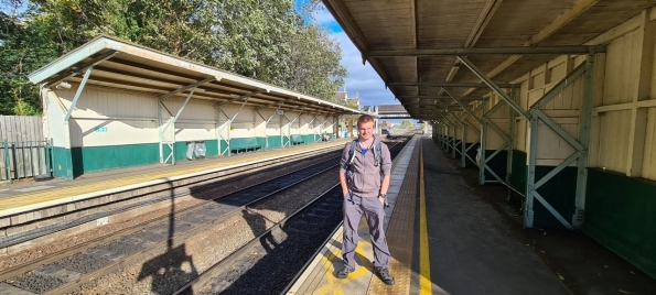 Myself at Beeston railway station
