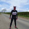 Hunter Speedsuit RTR lycra met cap Retro PINK