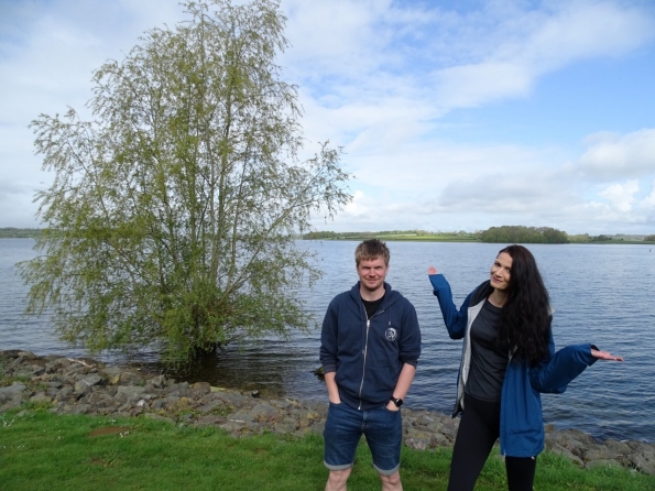 Walking around Rutland Water with Emilie