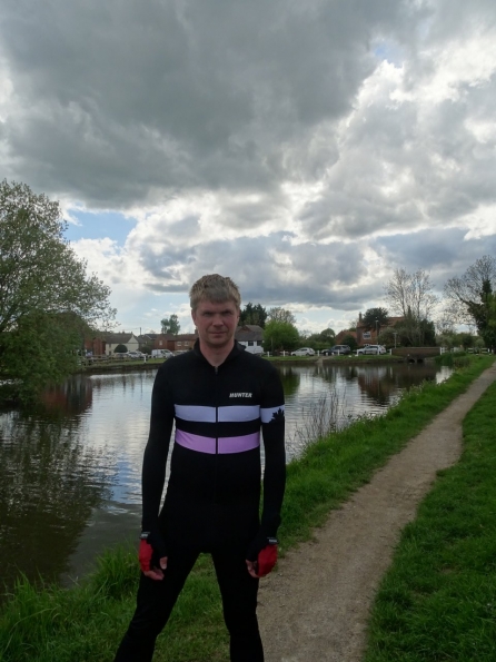 Myself at Hickling Basin on the Grantham Canal