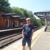 Myself at Melton Mowbray railway station