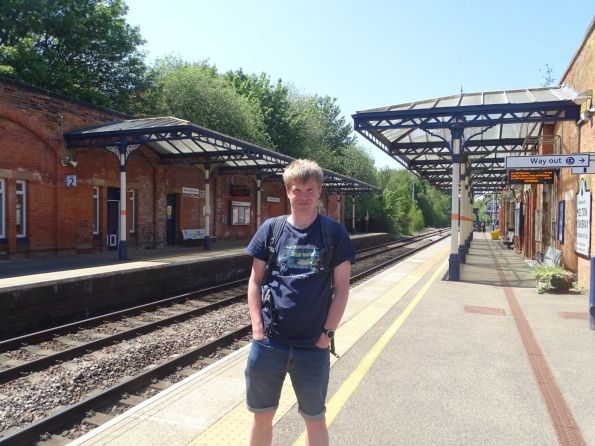 Myself at Melton Mowbray railway station