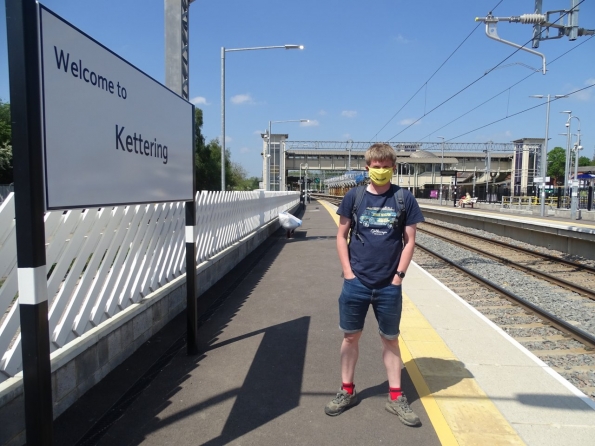 Myself at Kettering railway station