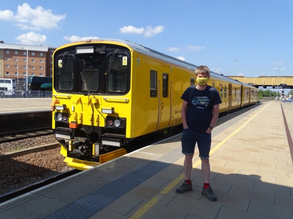 Myself at Leicester railway station
