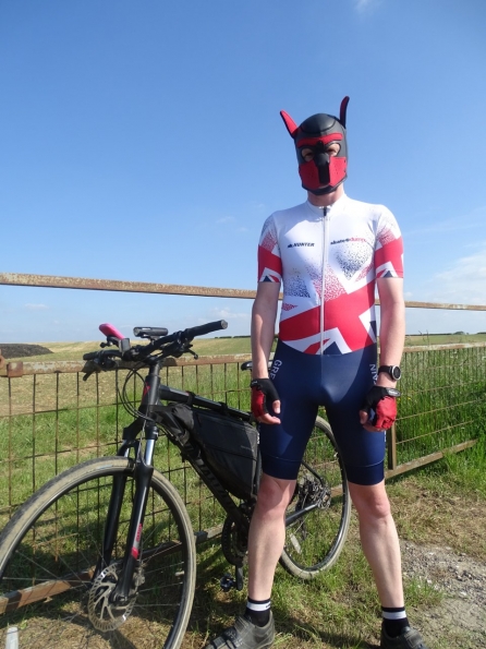 Hunter inline skinsuit Team Britain 2018 and Neoprene Pup Hood